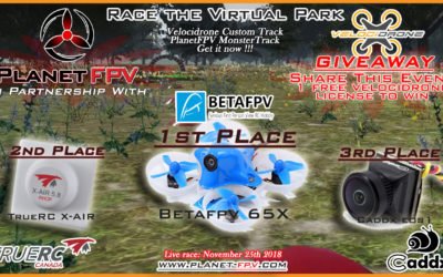 Race the virtual Planet FPV November 25th 2018